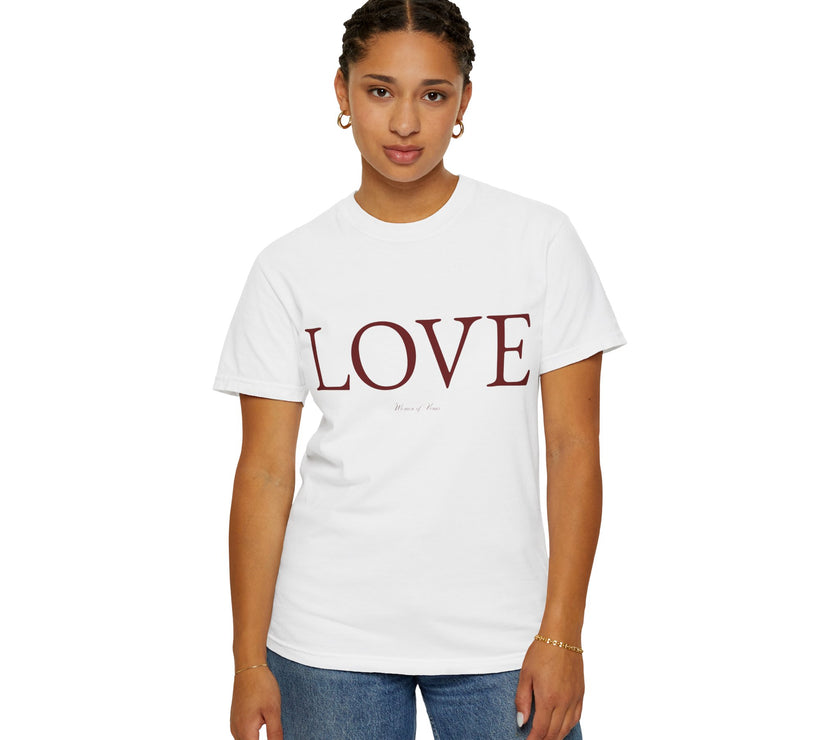 LOVE Tee | Minimalist Statement T-Shirt Celebrating Love