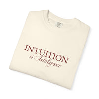 Intuition Is Intelligence Tee — Ivory Poetic Statement