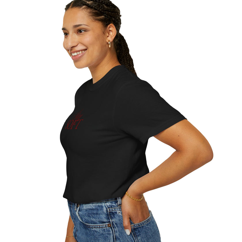 STAY SOFT Tee – Minimalist Feminine Empowerment Shirt