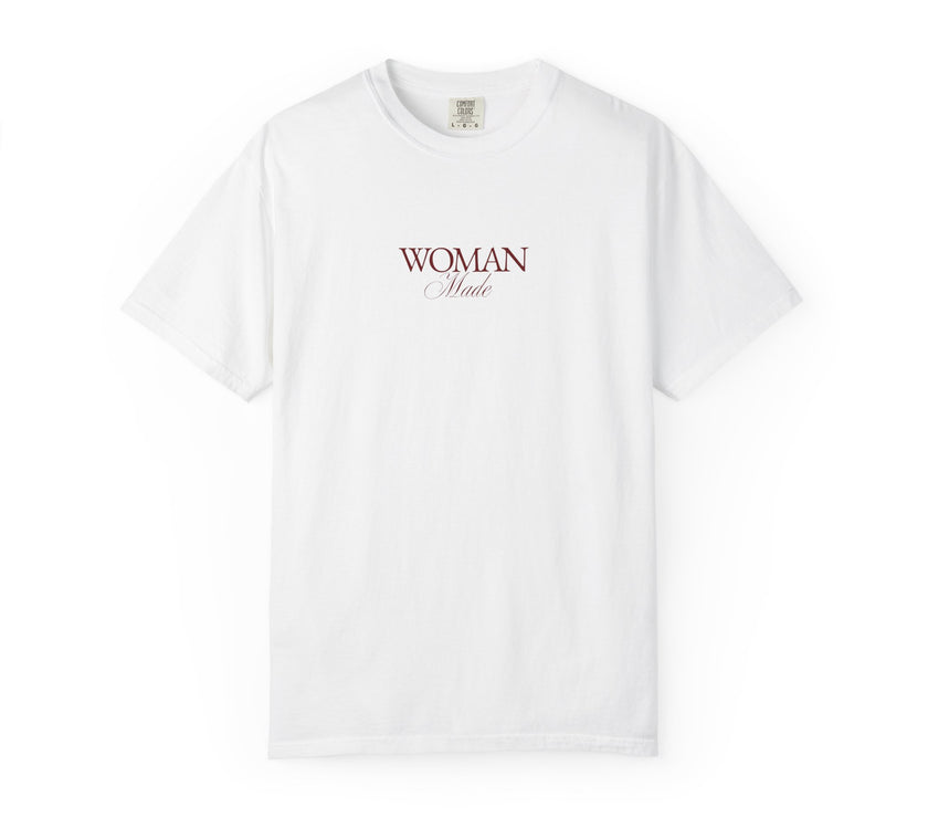 Woman Made Tee – Minimalist Feminist Statement T-Shirt