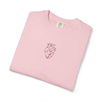 Embroidered Heart Illustration T-Shirt