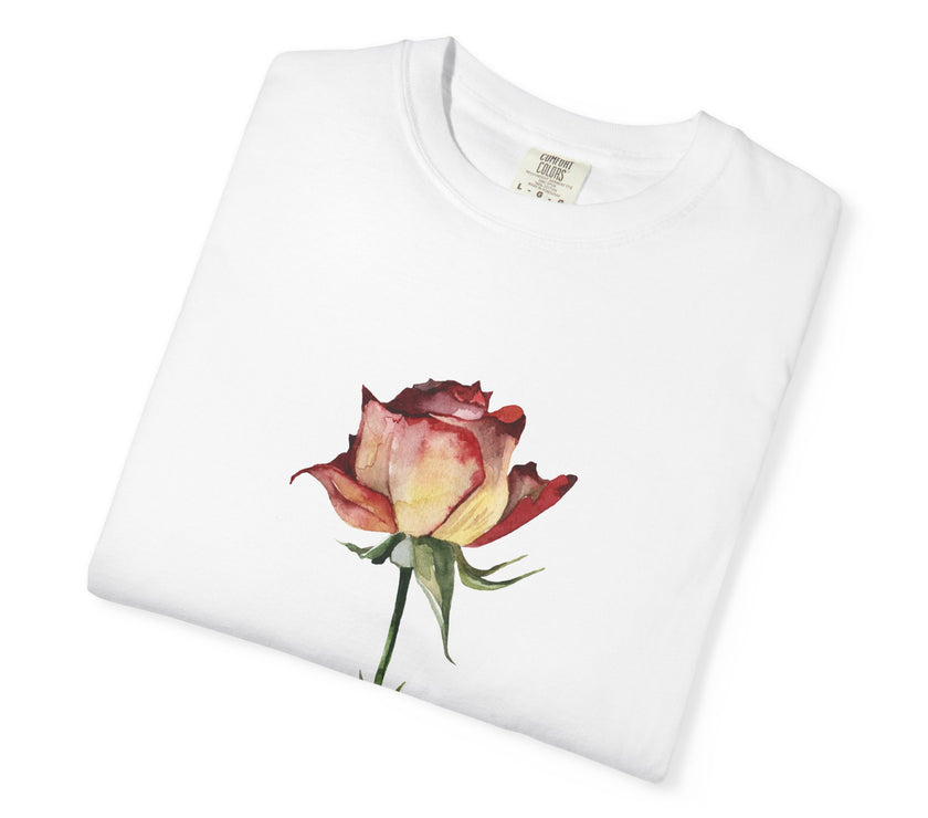 Faded Rose Tee – Vintage Feminine Graphic T-Shirt | Women of Venus