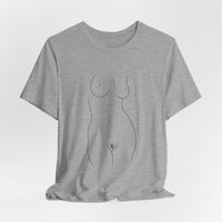 Nude Outline Graphic Tee