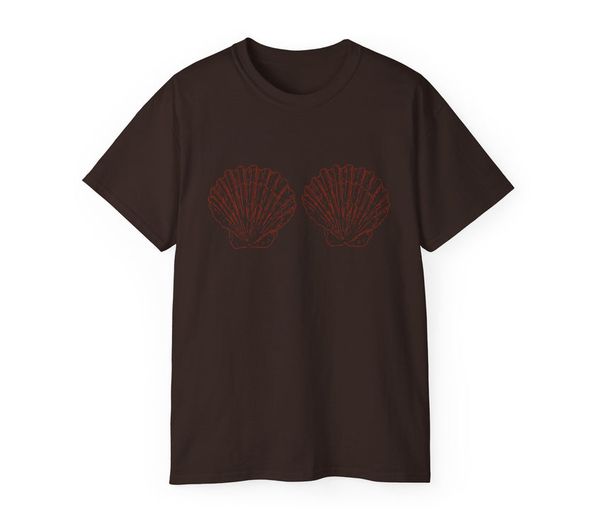 Unisex Cotton Tee - Aphrodite Divine Feminine Shell