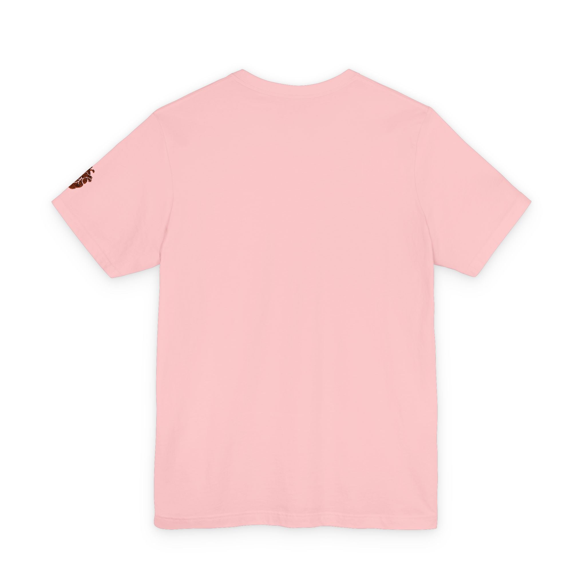 Embroidered Love  Tee with Heart Sleeve