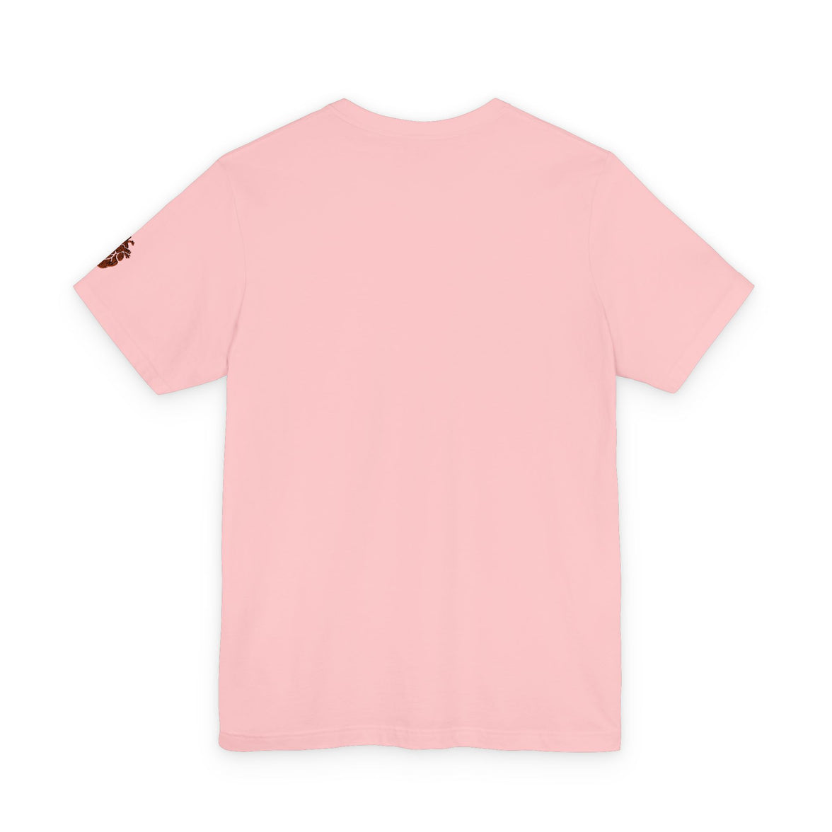 Embroidered Love  Tee with Heart Sleeve