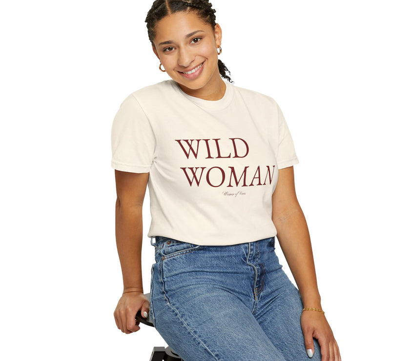 Wild Woman T-Shirt – Feminine Freedom Graphic Tee