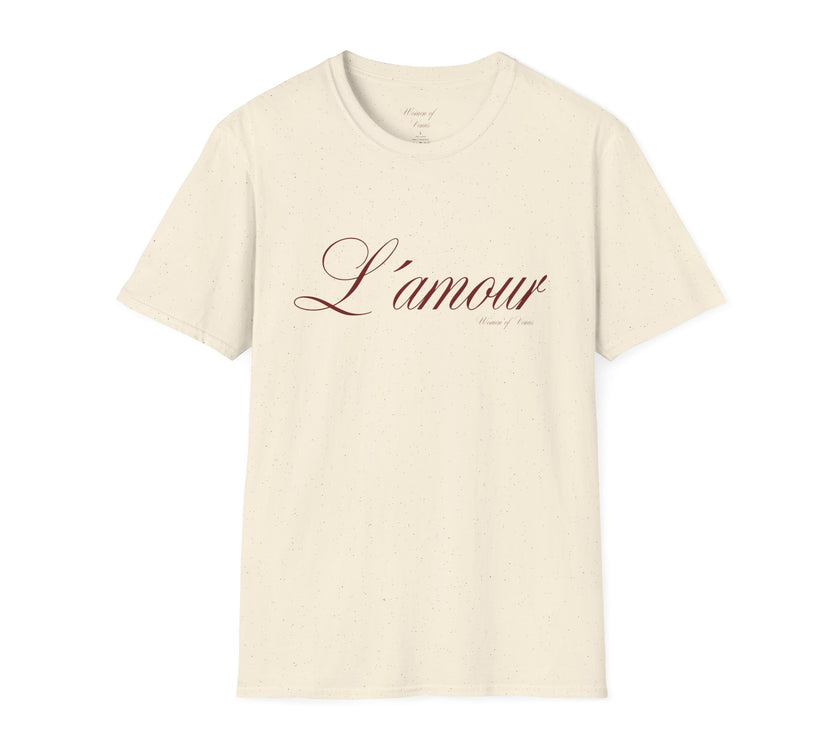 L’amour Tee | French-Inspired Romantic Graphic T-Shirt