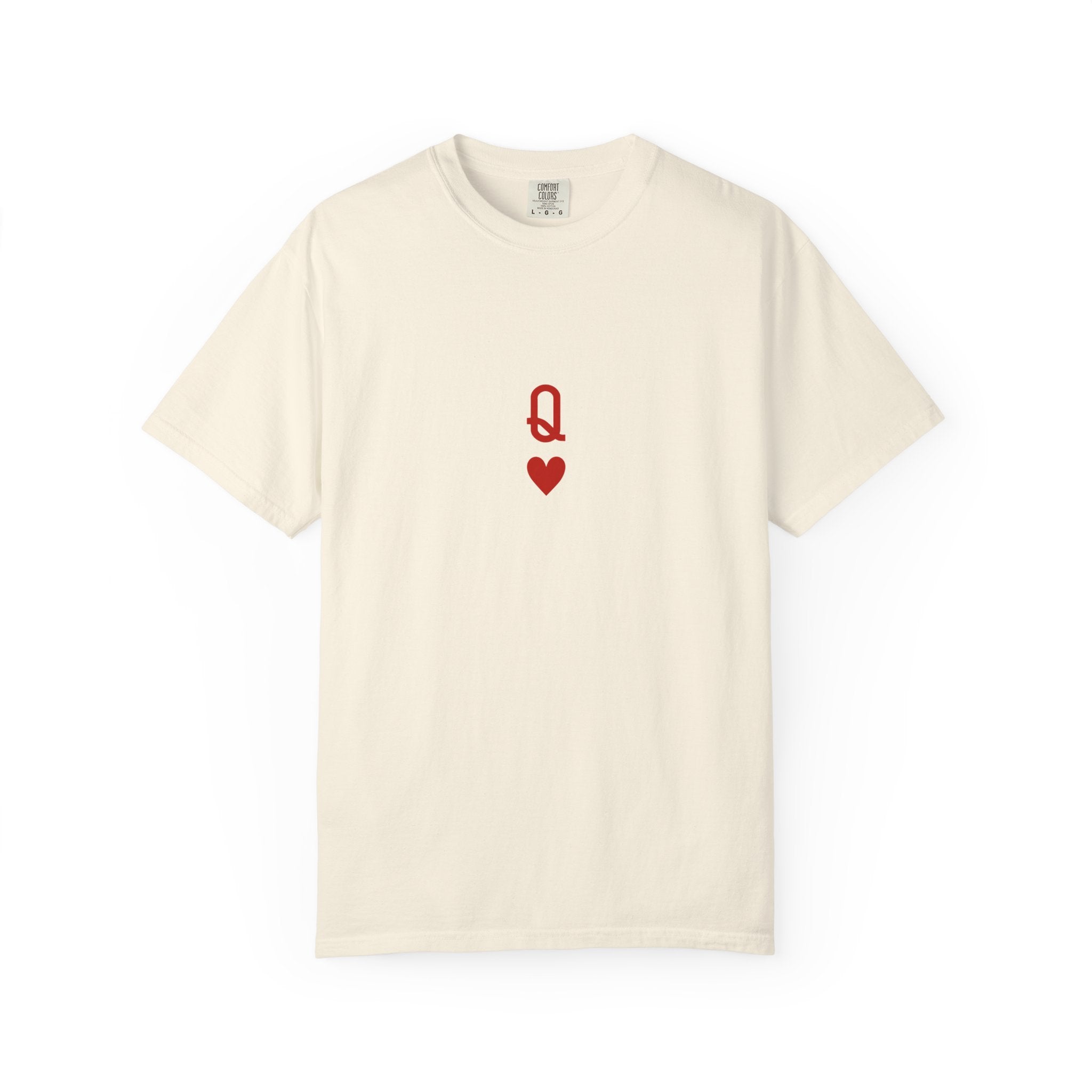 Queen of Hearts Tee — Minimalist Statement t-shirt
