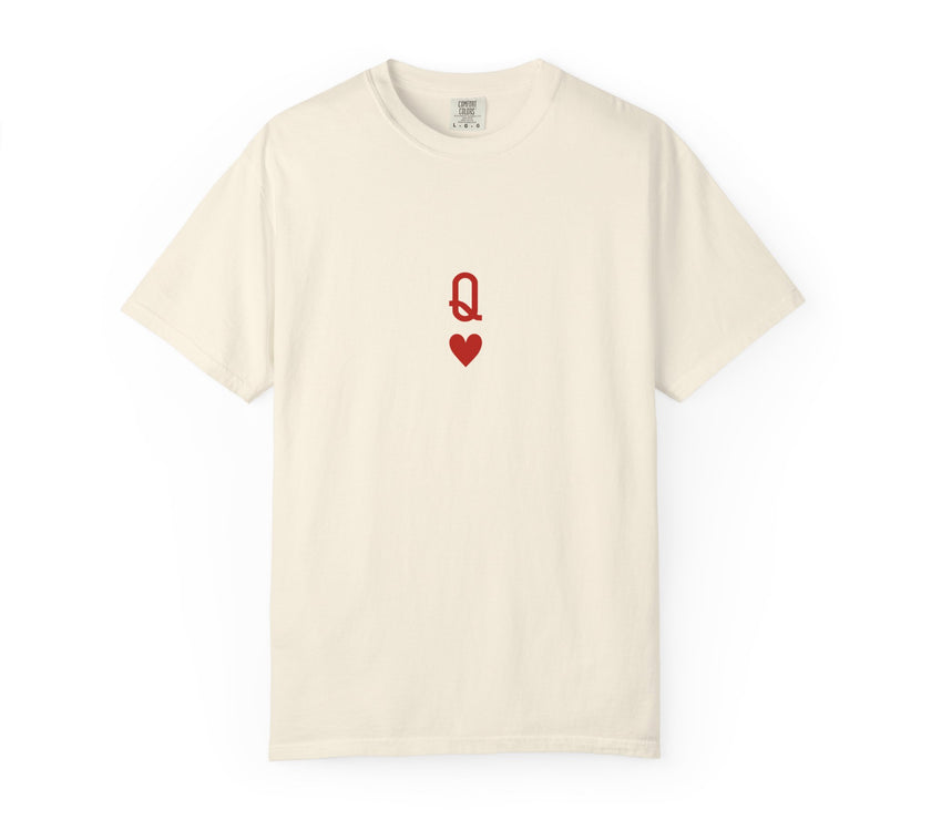 Queen of Hearts Tee — Minimalist Statement t-shirt