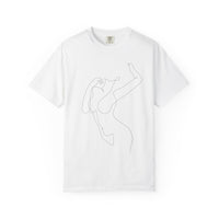 The Muse Tee – Unapologetically Feminine Line Art T-Shirt