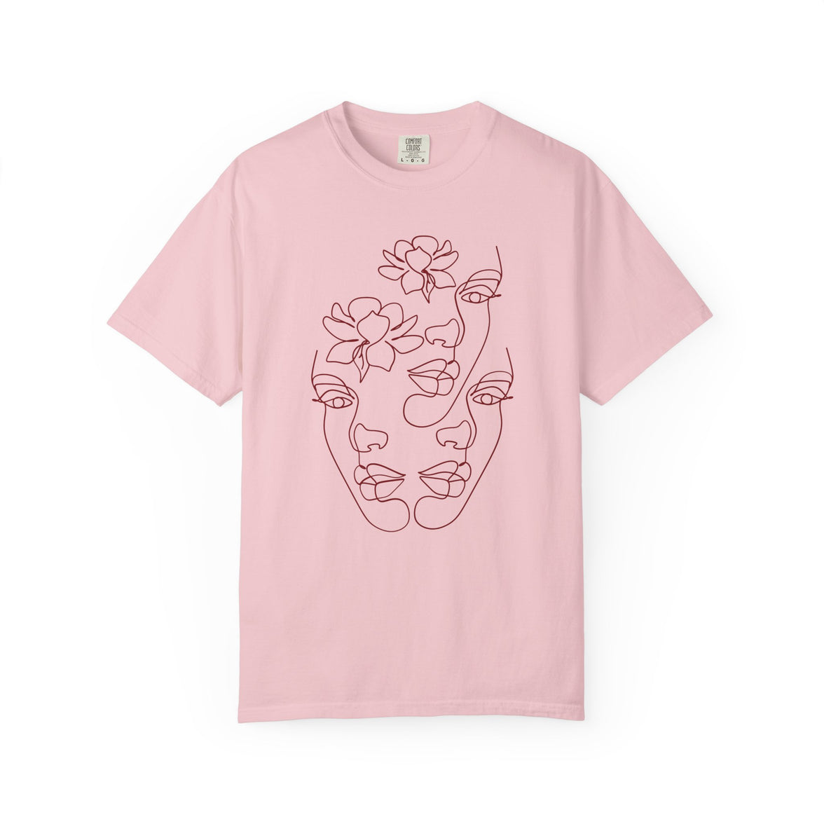 The Trinity Tee – Feminine Connection Line Art T-Shirt