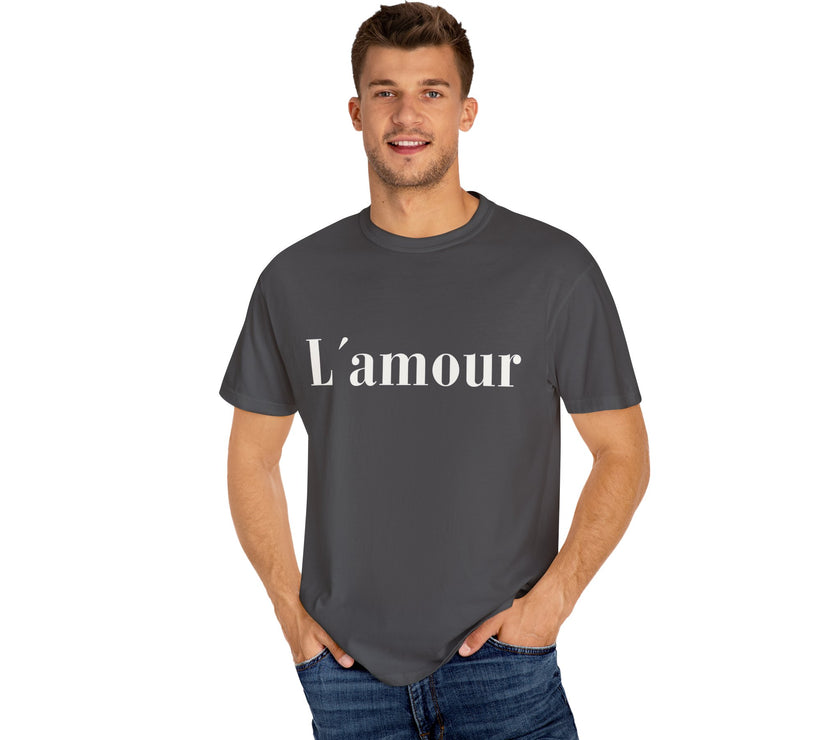 L’amour T-Shirt – French Minimalist  Cotton Tee