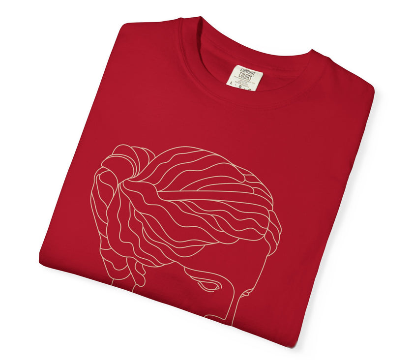 Goddess Line Art T-Shirt – Feminine Minimalist Graphic Tee