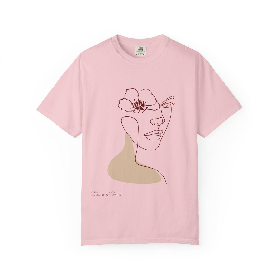 The Venus Tee – Minimalist Feminine Line Art T-Shirt