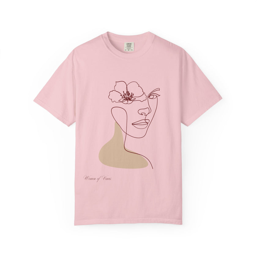 The Venus Tee – Minimalist Feminine Line Art T-Shirt