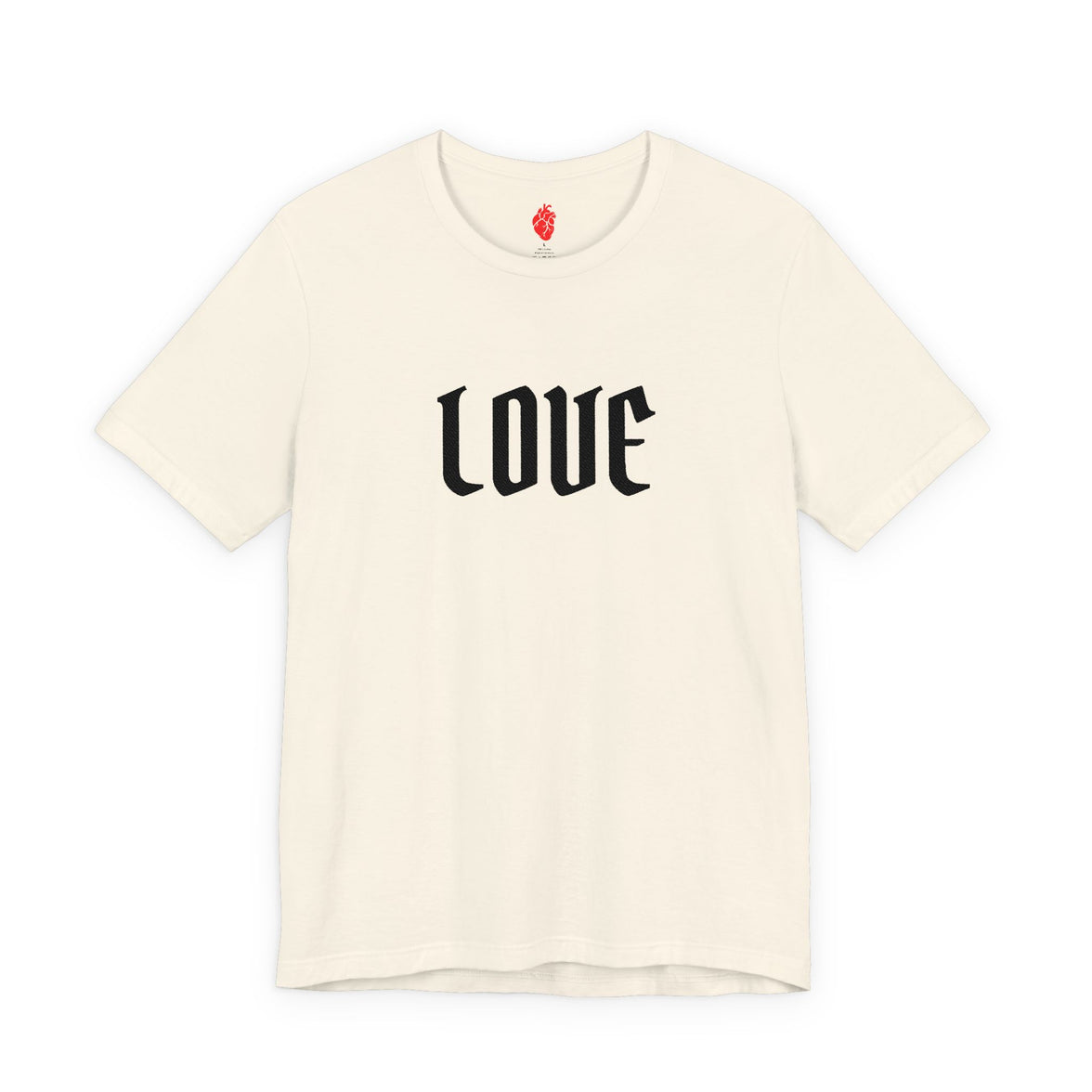 Embroidered LOVE Gothic Romantic  Tee