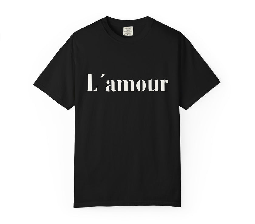 L’amour T-Shirt – French Minimalist  Cotton Tee