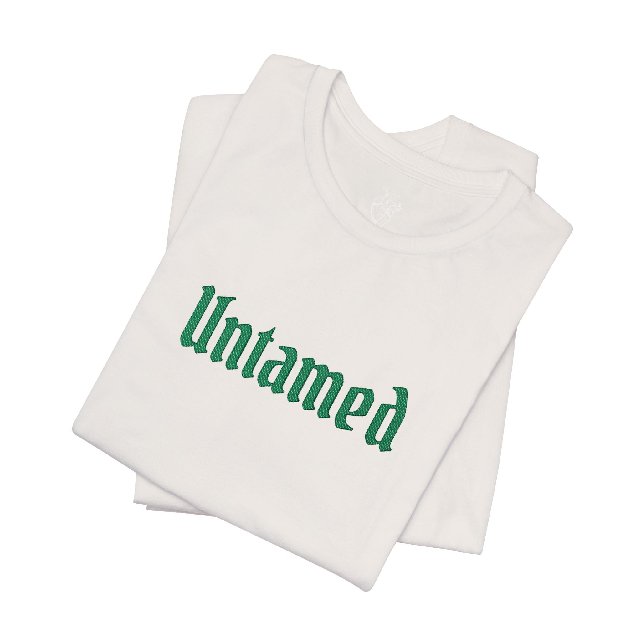 Embroidered Untamed tee