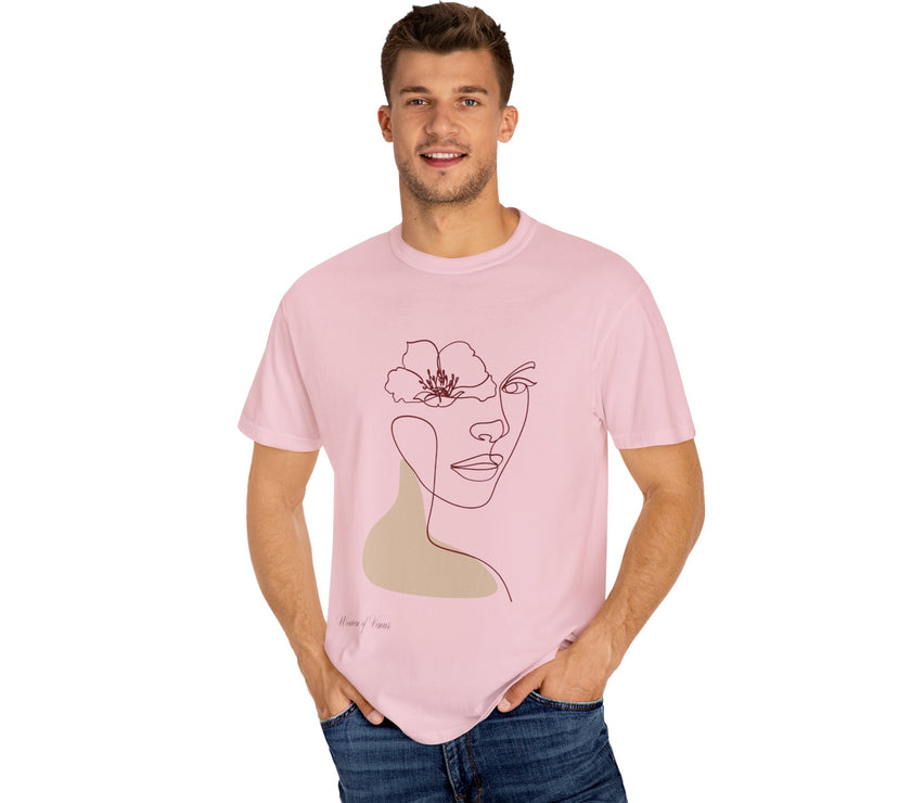 The Venus Tee – Minimalist Feminine Line Art T-Shirt