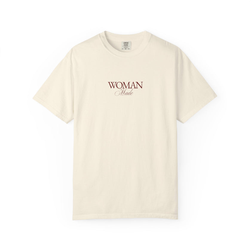 Woman Made Tee – Minimalist Feminist Statement T-Shirt