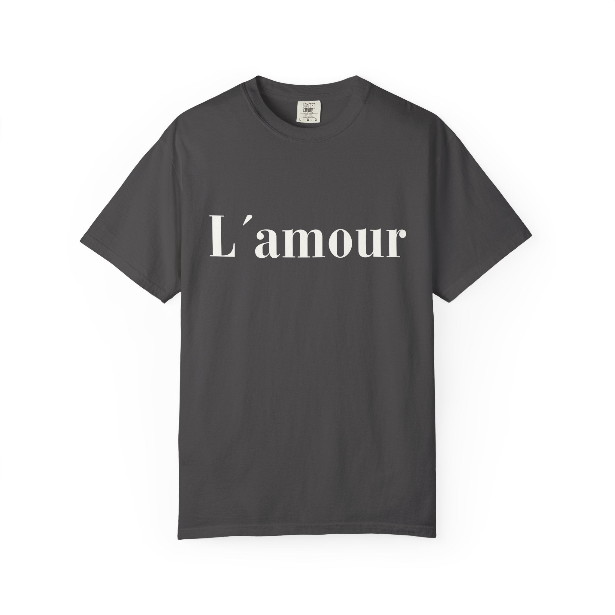 L’amour T-Shirt – French Minimalist  Cotton Tee