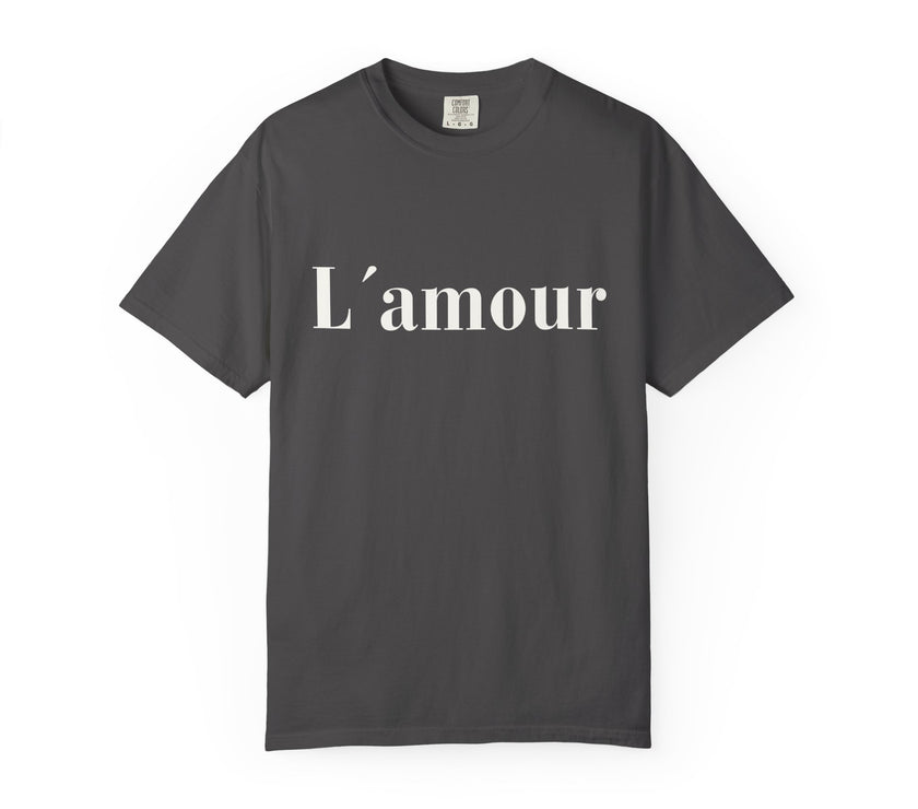 L’amour T-Shirt – French Minimalist  Cotton Tee