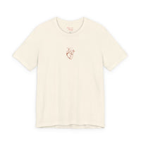 Embroidered Anatomical Heart  tee