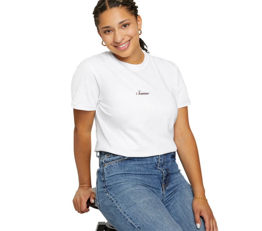 Embroidered Feminine Tee