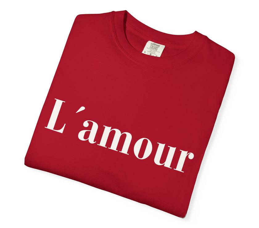 L’amour T-Shirt – French Minimalist  Cotton Tee