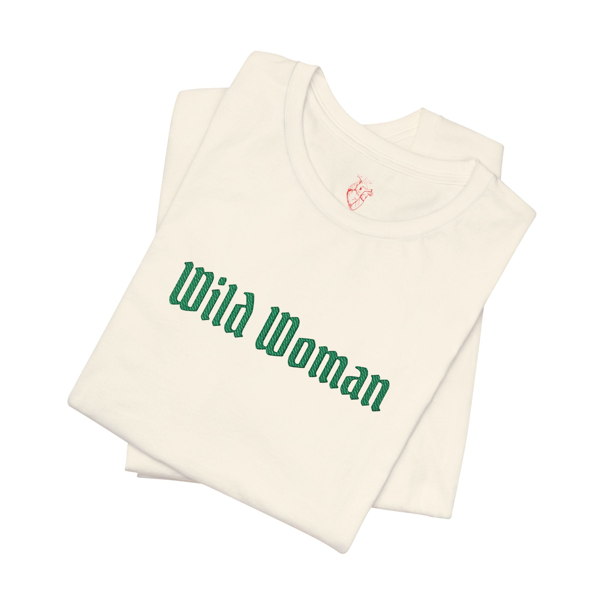Embroidered Wild Woman Tee