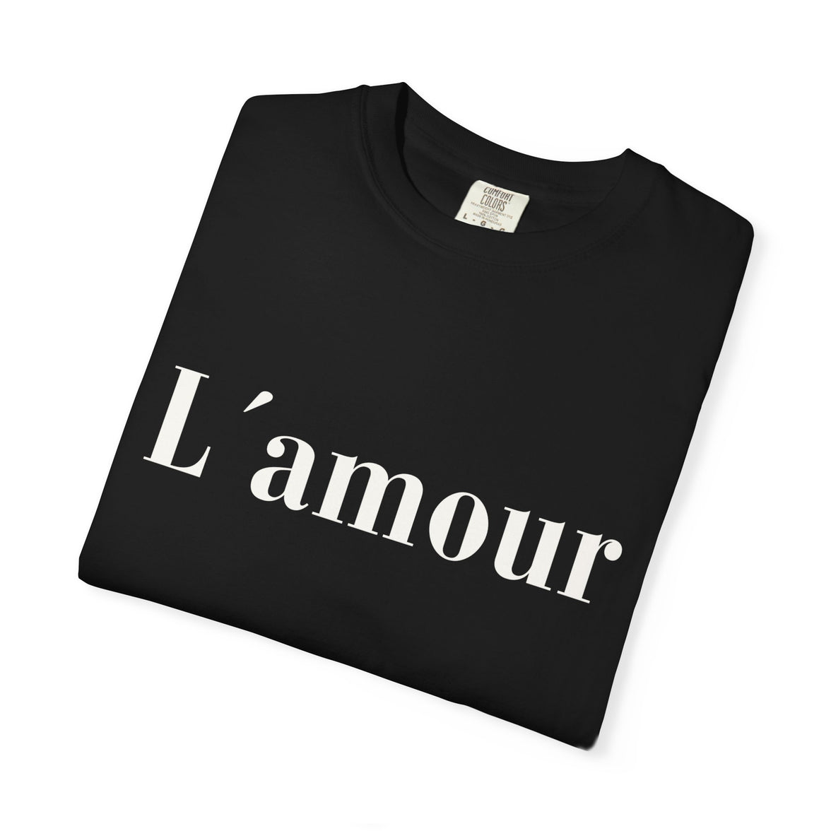 L’amour T-Shirt – French Minimalist  Cotton Tee