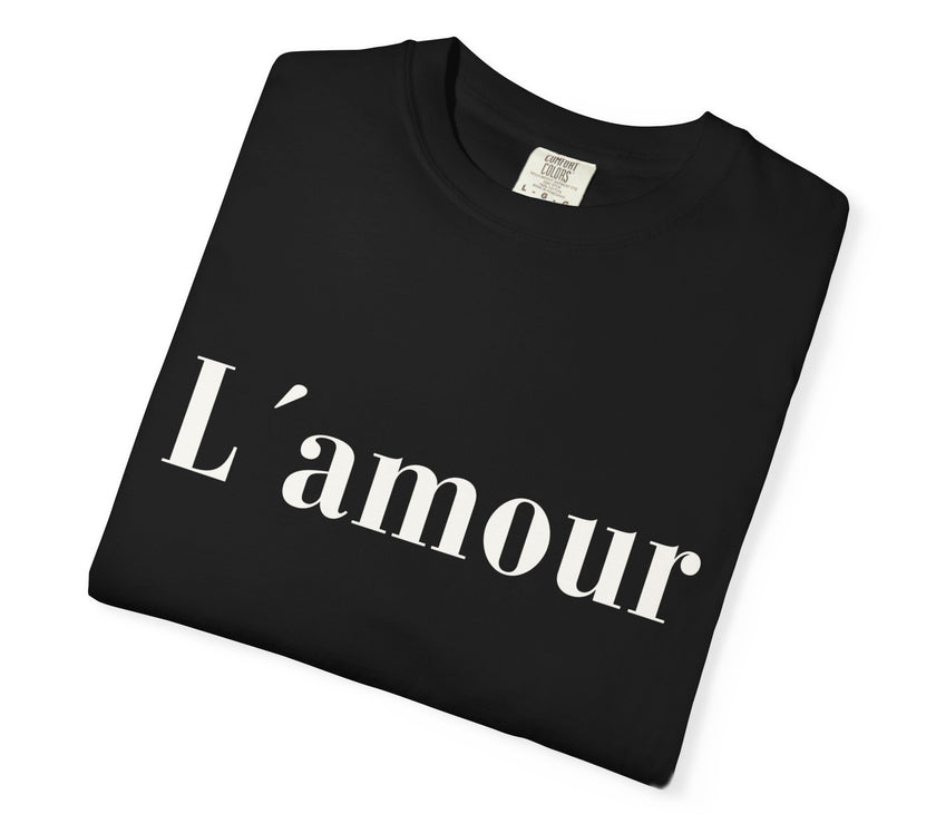 L’amour T-Shirt – French Minimalist  Cotton Tee