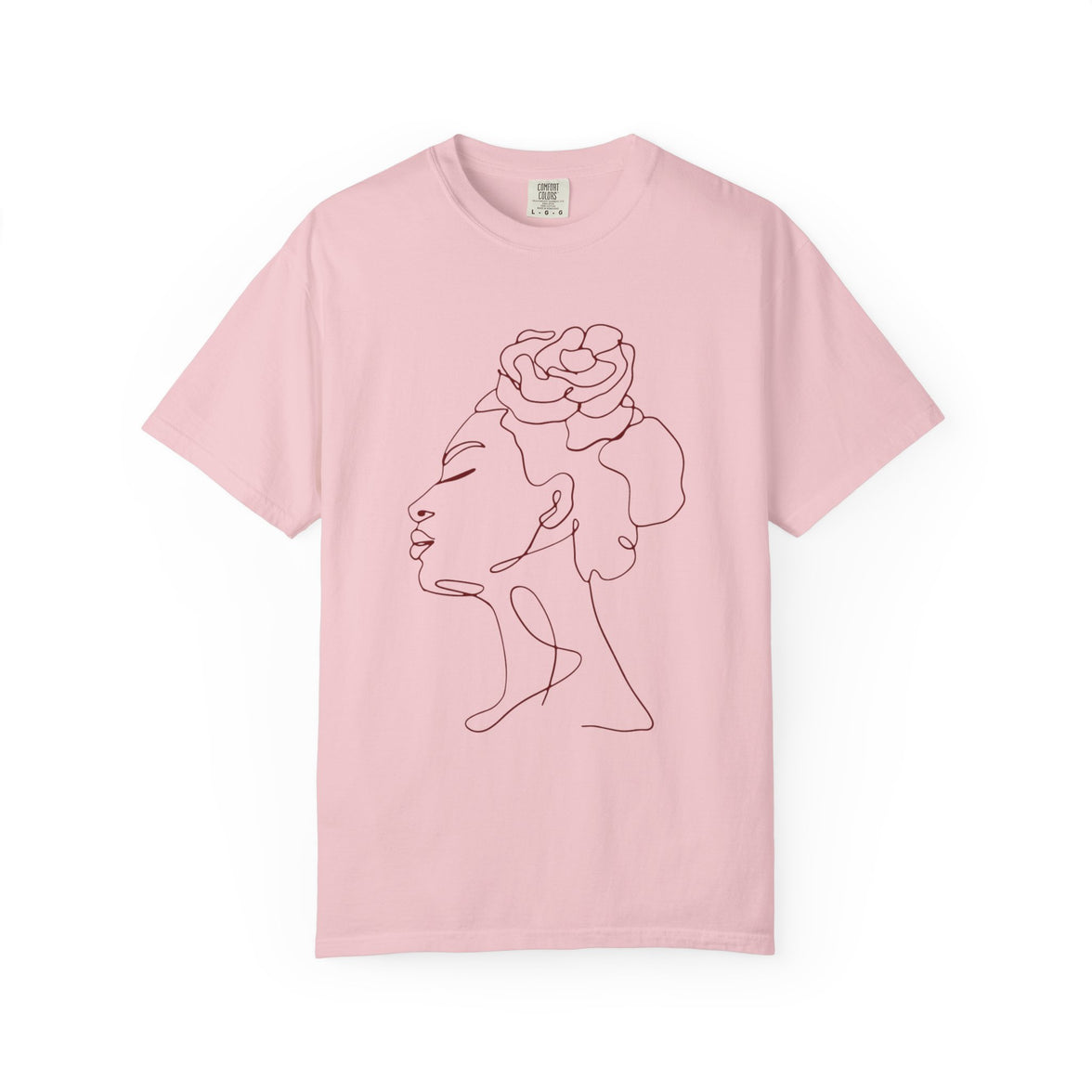 The Rebel Tee - Elegant Line Art T-Shirt for Empowerment