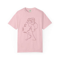 The Rebel Tee - Elegant Line Art T-Shirt for Empowerment