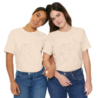 Minimal Line Art Woman Graphic Tee