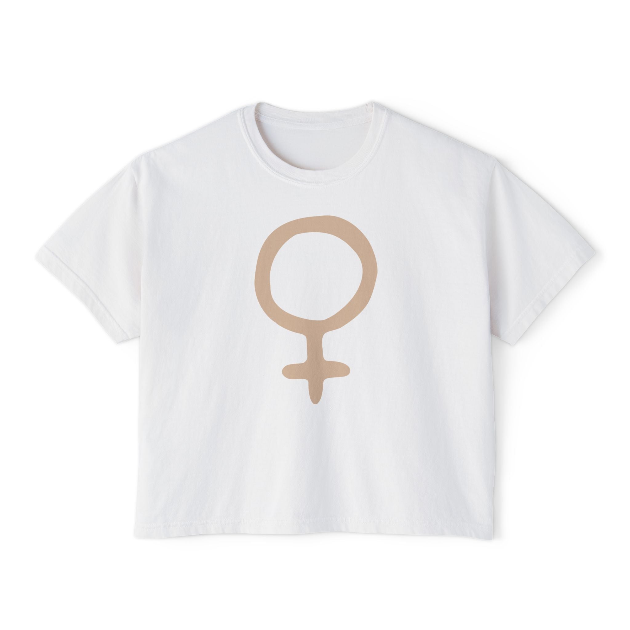 Feminine Symbol Cropped Tee