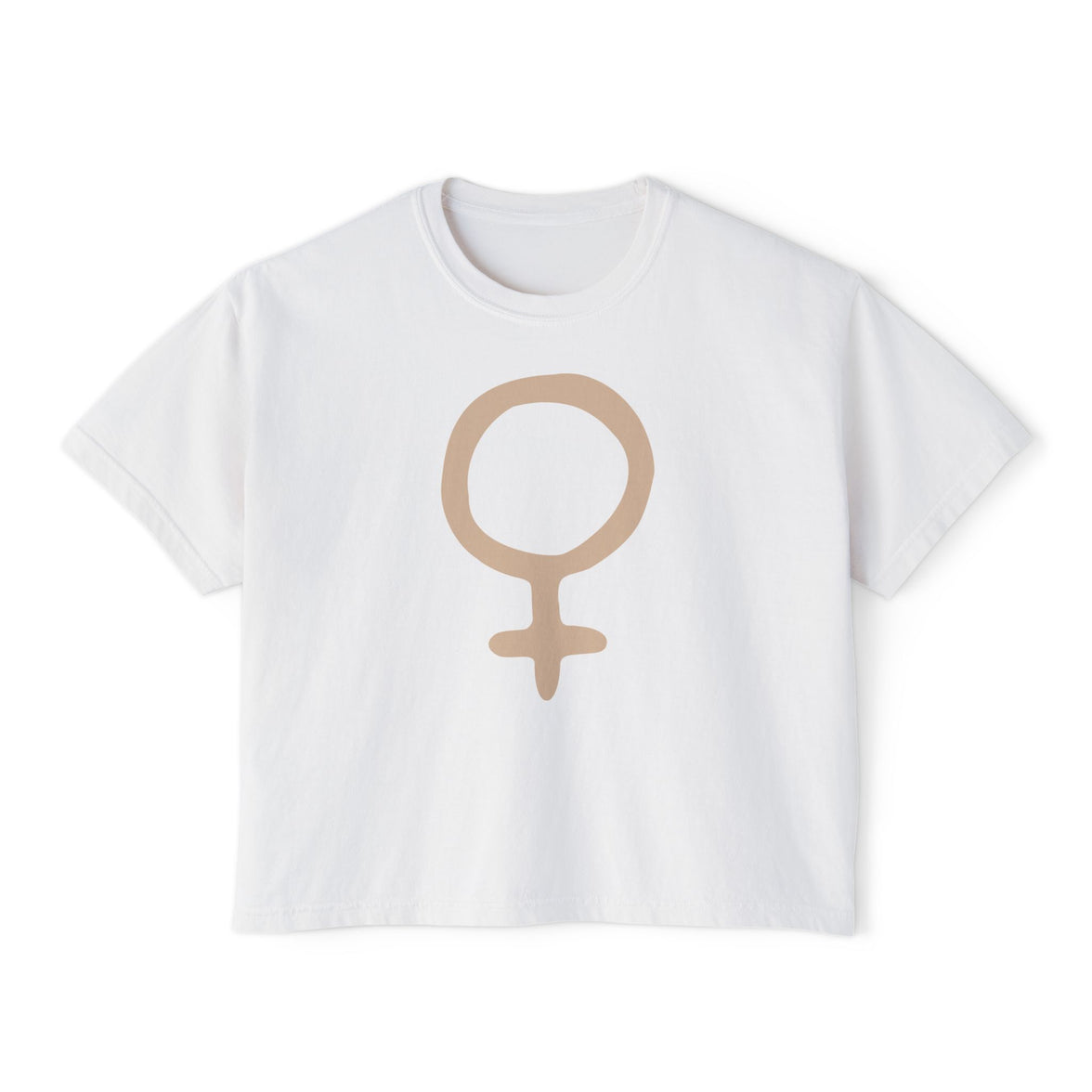 Feminine Symbol Cropped Tee