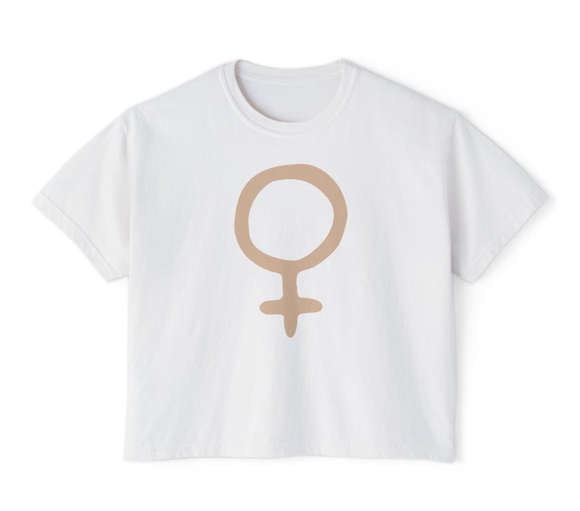 Feminine Symbol Cropped Tee