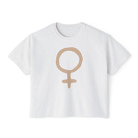 Feminine Symbol Cropped Tee
