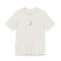 Embroidered Anatomical Heart  tee