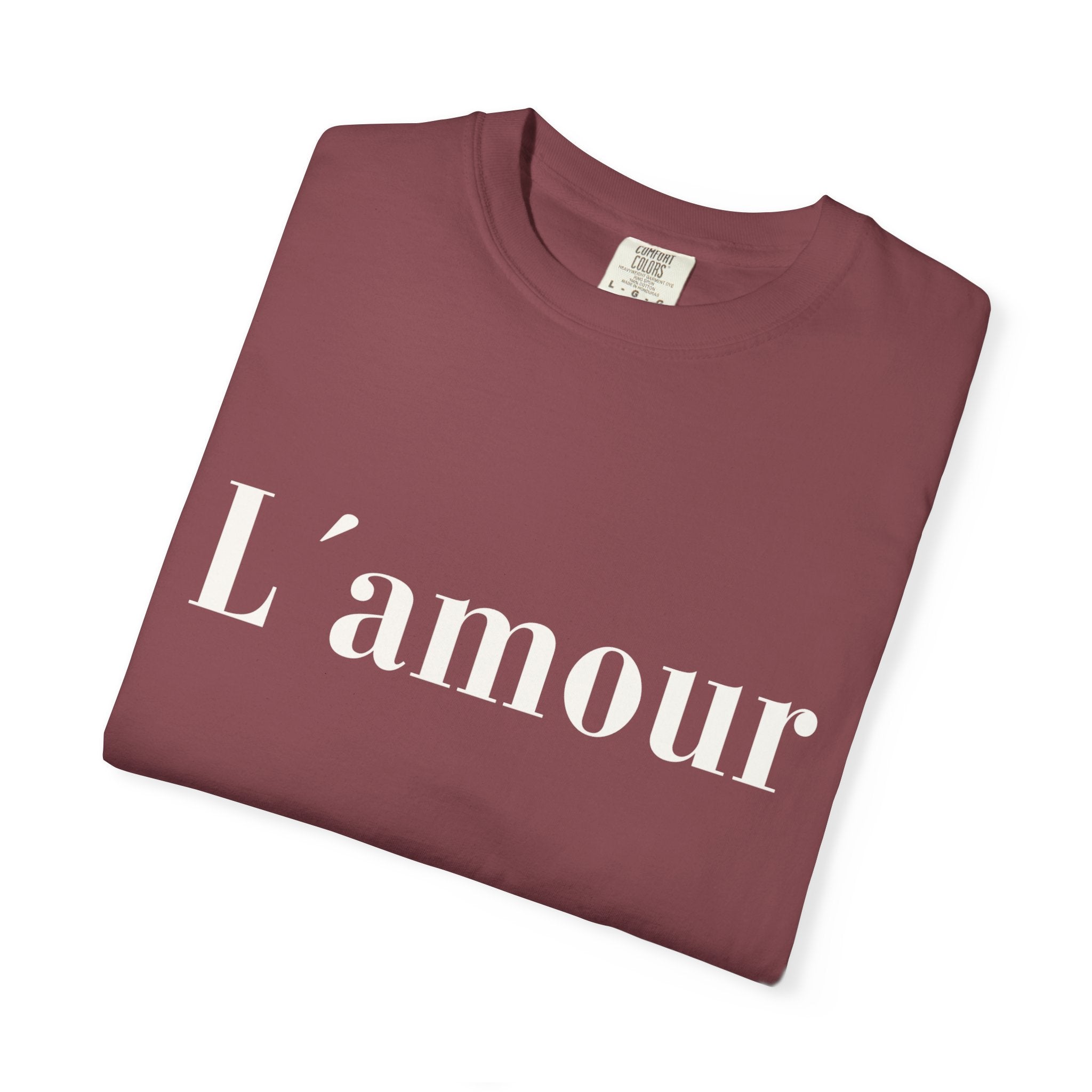 L’amour T-Shirt – French Minimalist  Cotton Tee