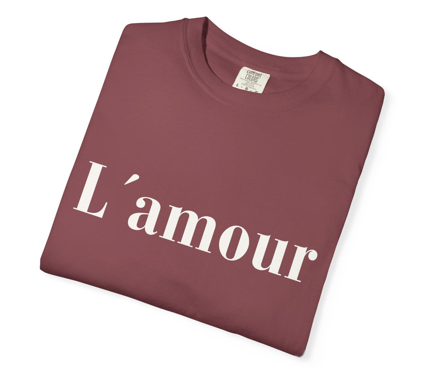 L’amour T-Shirt – French Minimalist  Cotton Tee