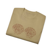 Unisex Cotton Tee - Aphrodite Divine Feminine Shell