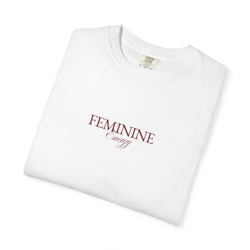 Feminine Energy Tee – Minimalist Cotton T-Shirt