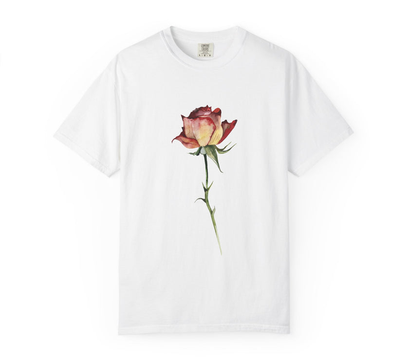 Faded Rose Tee – Vintage Feminine Graphic T-Shirt | Women of Venus