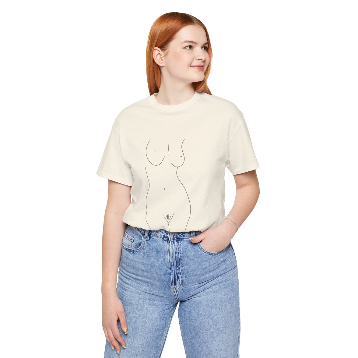 Nude Outline Graphic Tee