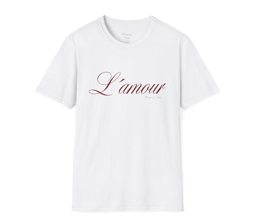 L’amour Tee | French-Inspired Romantic Graphic T-Shirt