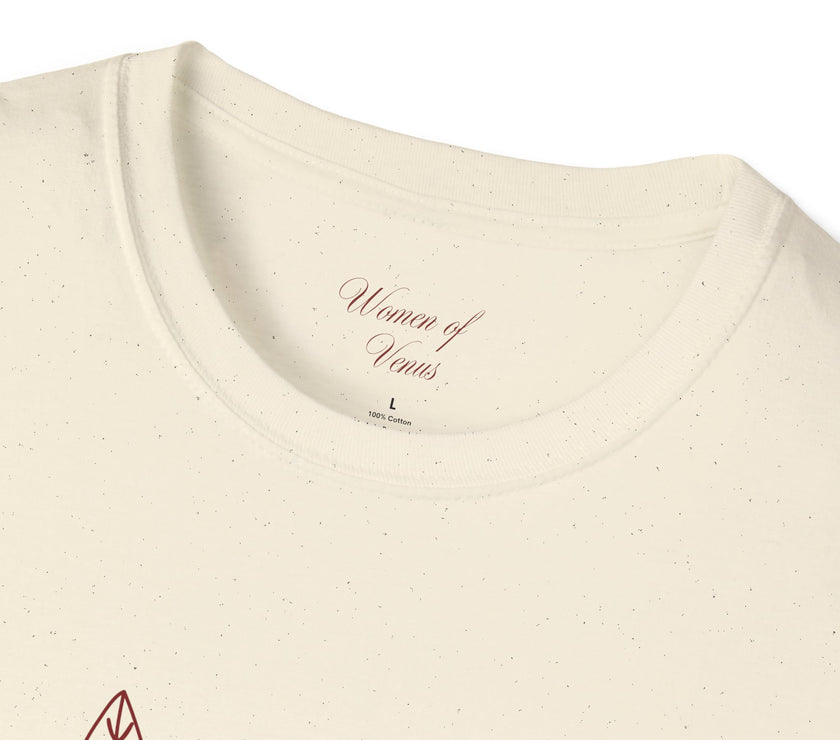 The Dreamer Tee – Minimalist Floral Line Art Softstyle T-Shirt