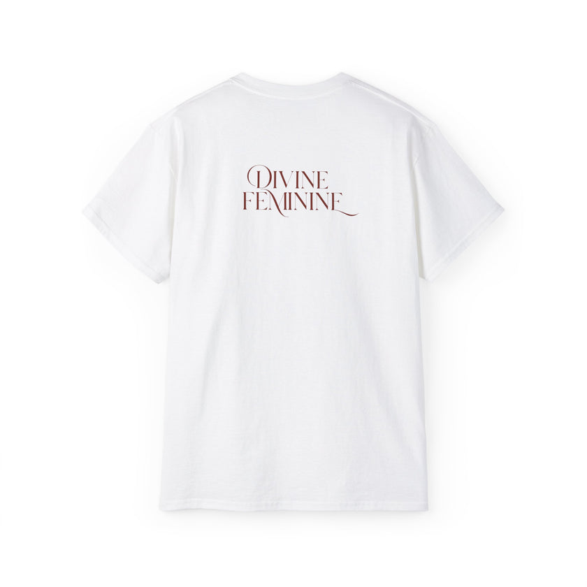 Unisex Cotton Tee - Aphrodite Divine Feminine Shell
